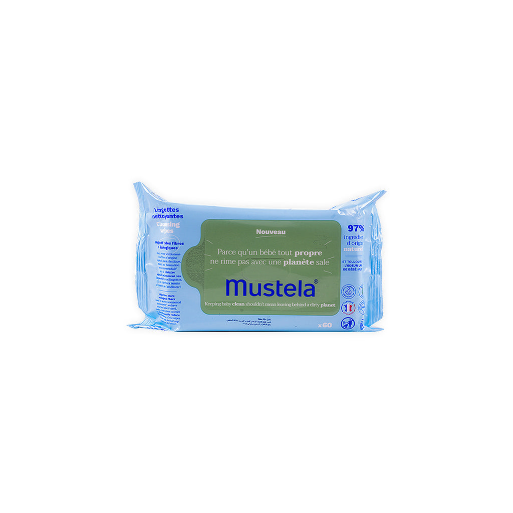 Mustela Baby Cleansing Wipes 60Pcs