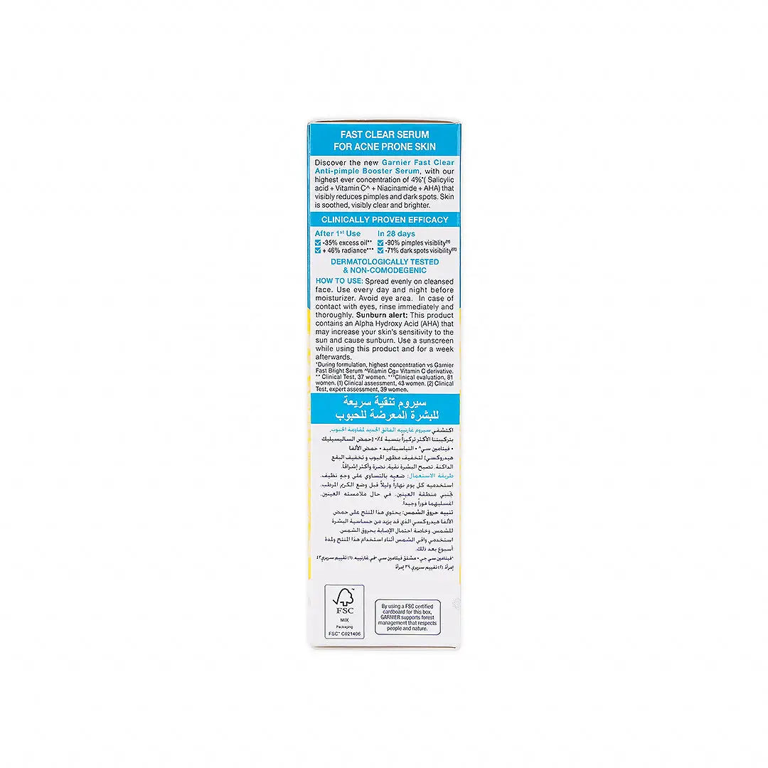 Garnier Fast Clear Serum 30ml