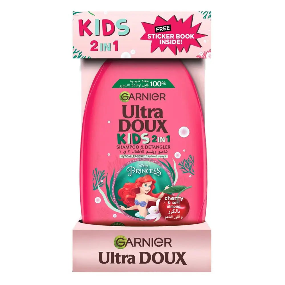 Garnier Ultra Doux Kids Shampoo+Book 400ml-Princess