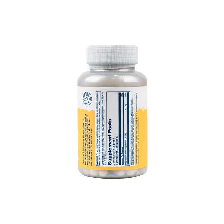 50613-Solaray Magnesium Citrate 400Mg 90 Caps +1