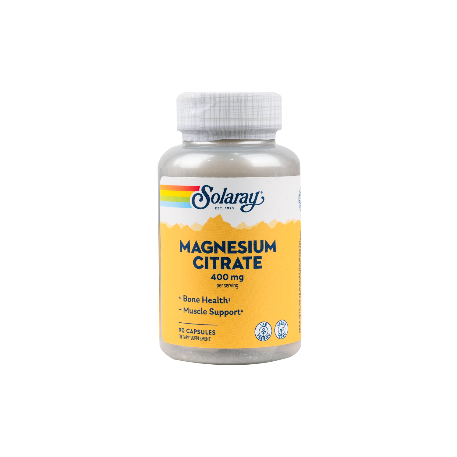 SOLARAY MAGNESIUM CITRATE 400MG 90 CAPS