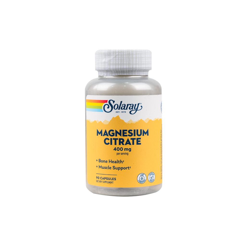 SOLARAY MAGNESIUM CITRATE 400MG 90 CAPS