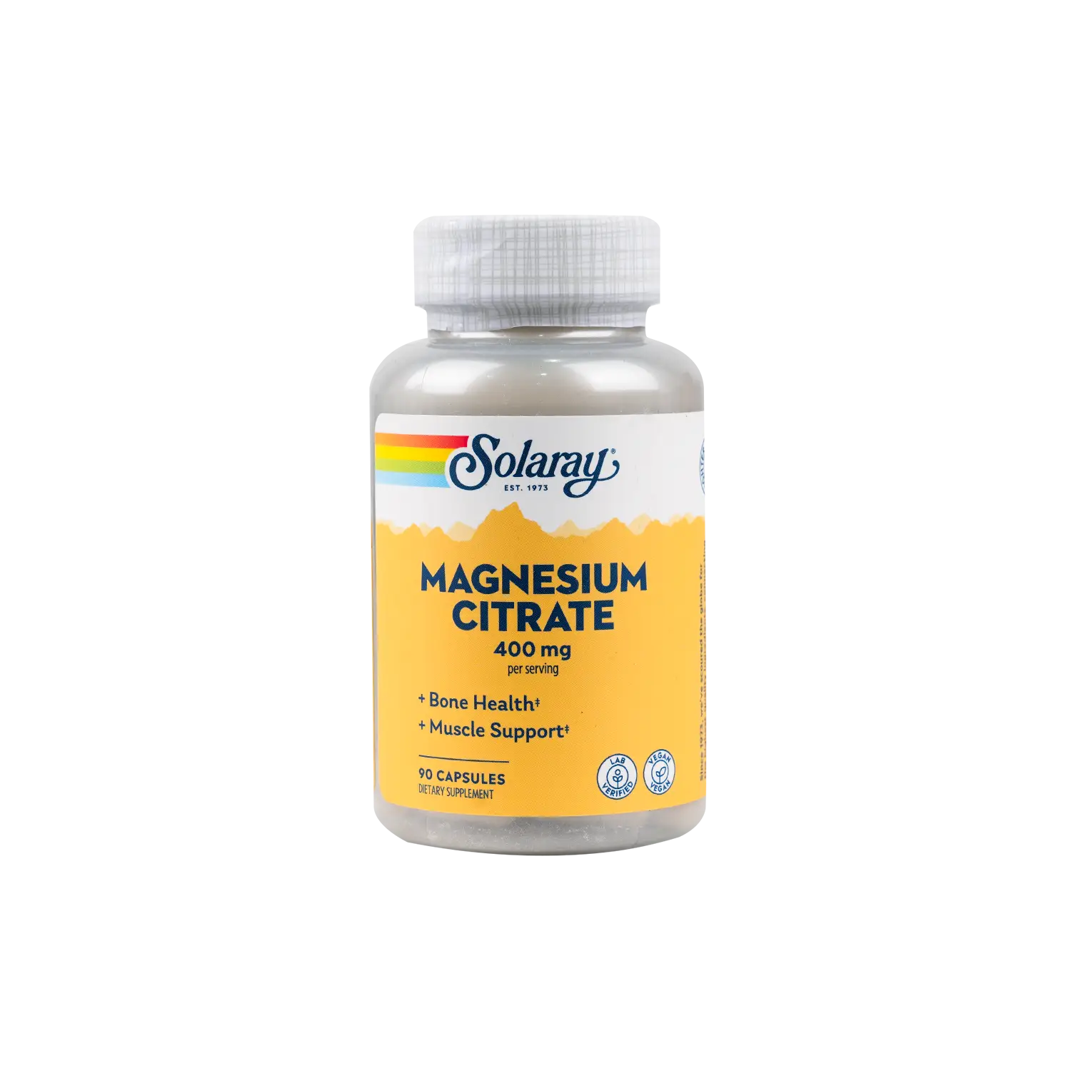 SOLARAY MAGNESIUM CITRATE 400MG 90 CAPS