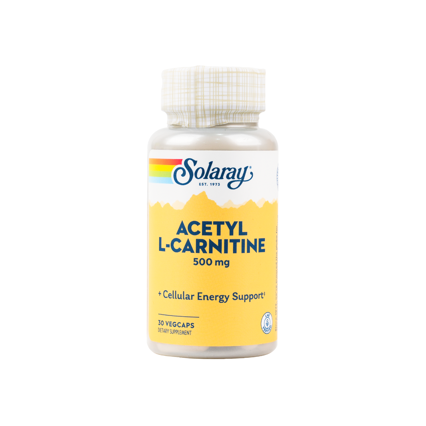 SOLARAY ACETYL L-CARNITINE 500MG 30 VEGCAPS