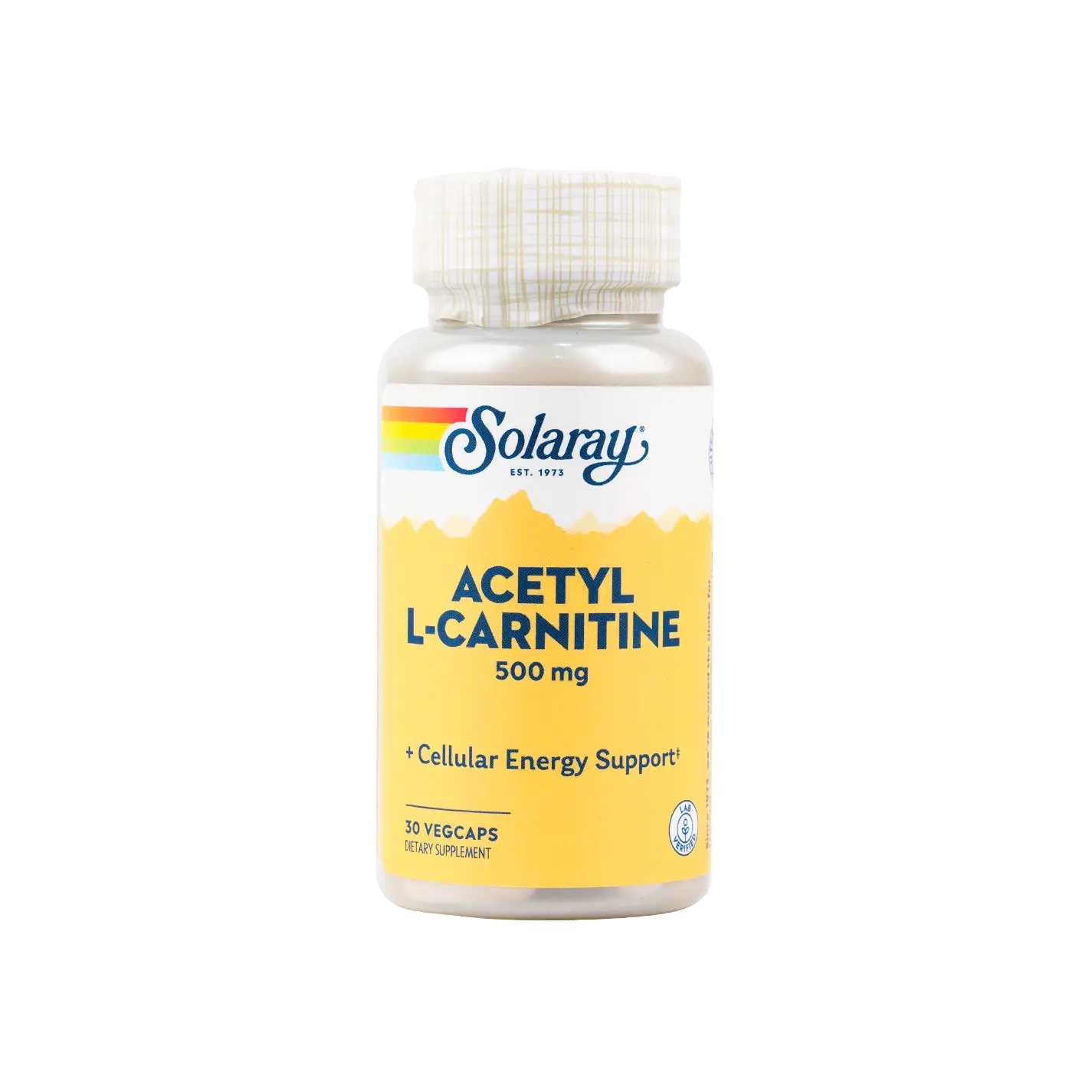 SOLARAY ACETYL L-CARNITINE 500MG 30 VEGCAPS