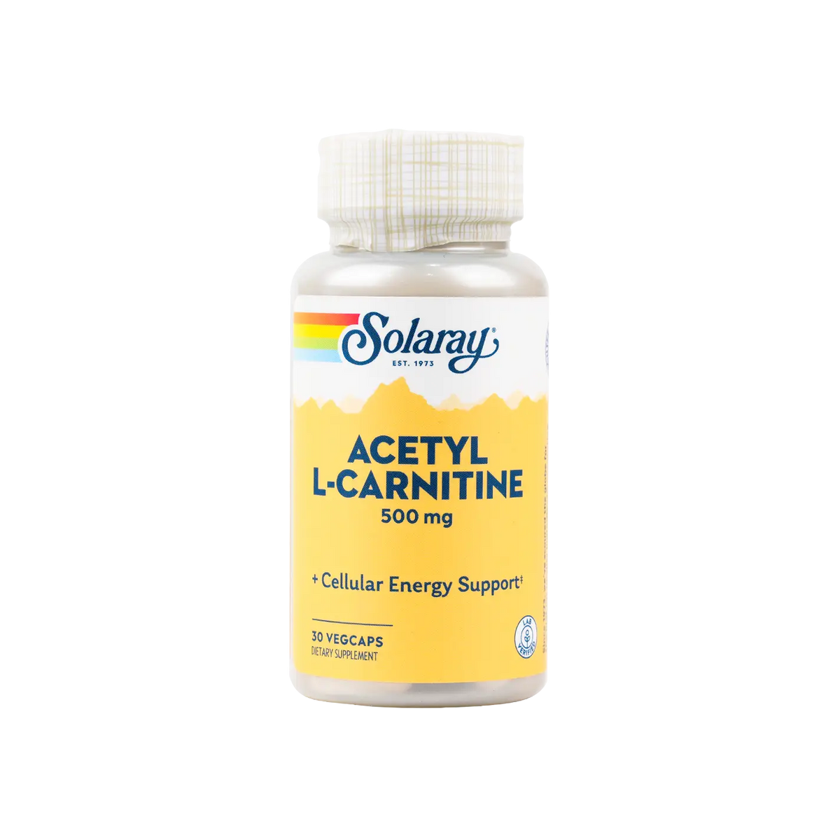 50616-Solaray Acetyl L-Carnitine 500Mg 30 Vegcaps