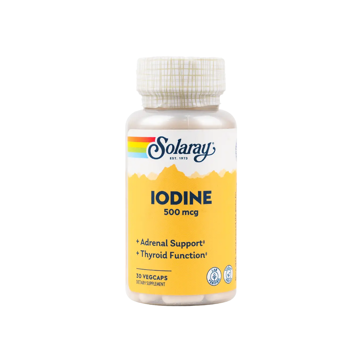 50617-Solaray Iodine 500Mcg 30 Veg Caps