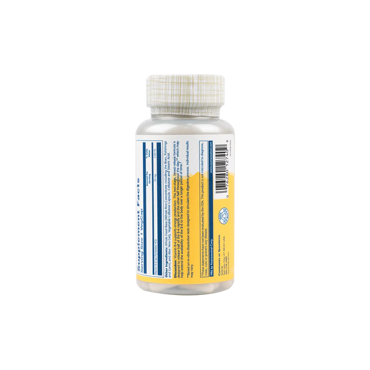 50621-Solaray Vitamin B-6 50 Mg 60 Vegcaps +2