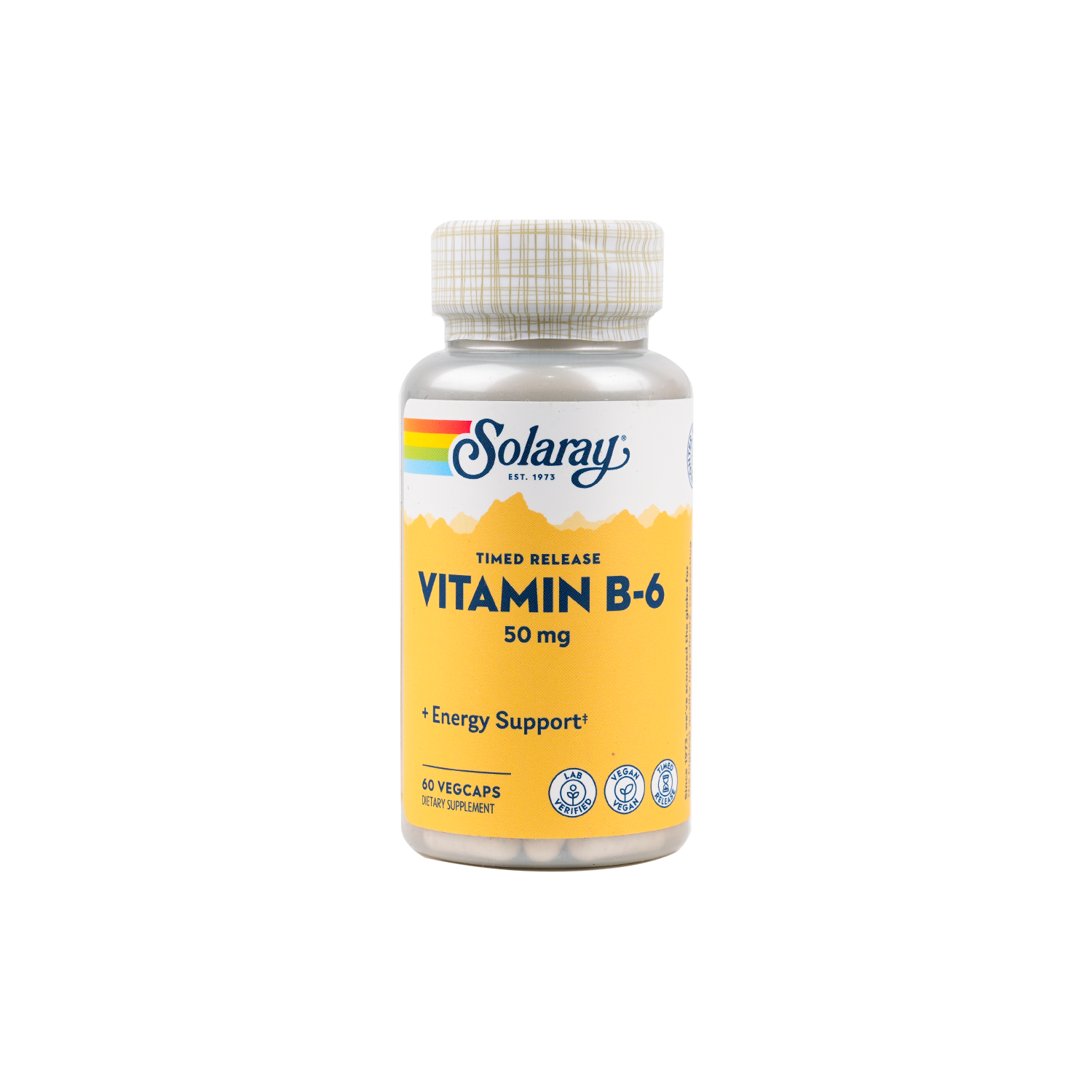 SOLARAY VITAMIN B-6 50 MG 60 VEGCAPS