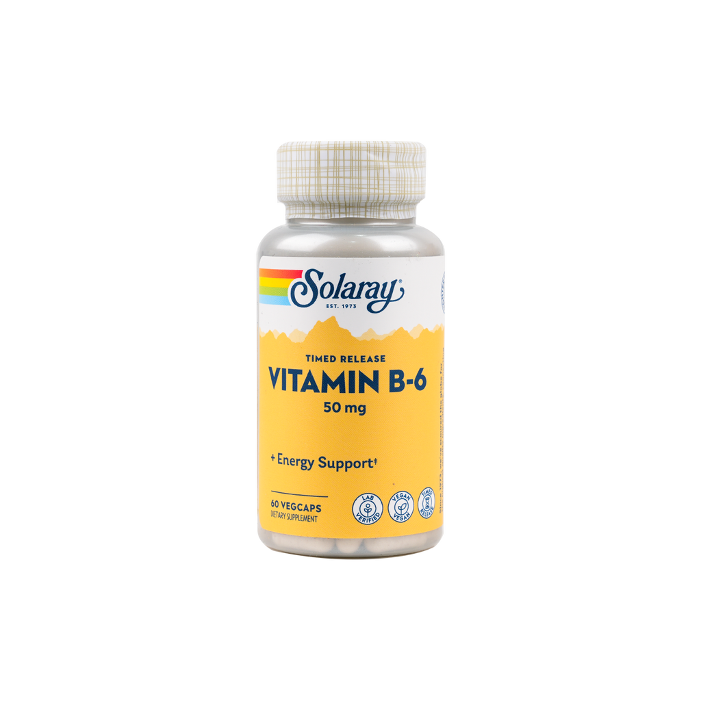 SOLARAY VITAMIN B-6 50 MG 60 VEGCAPS