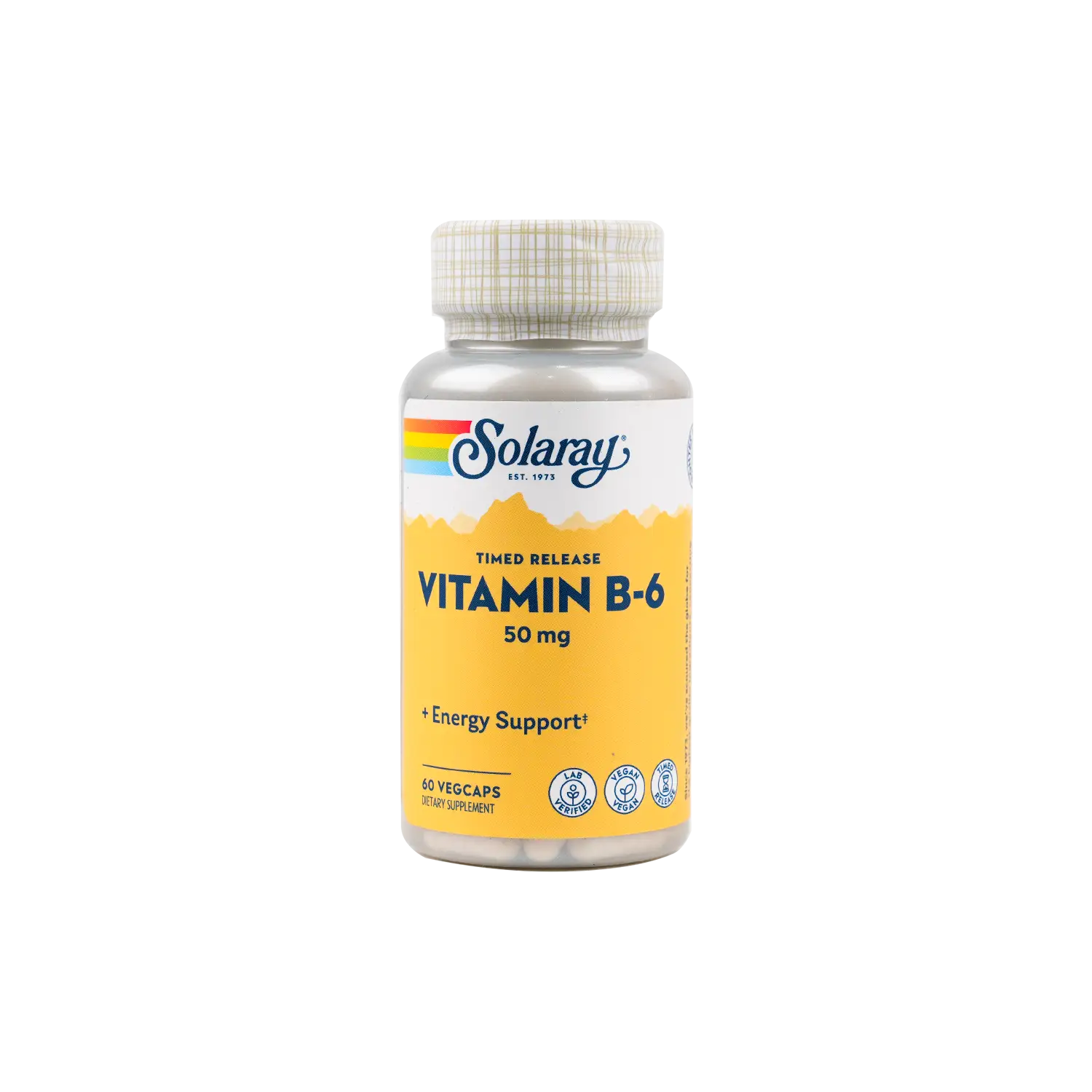 SOLARAY VITAMIN B-6 50 MG 60 VEGCAPS