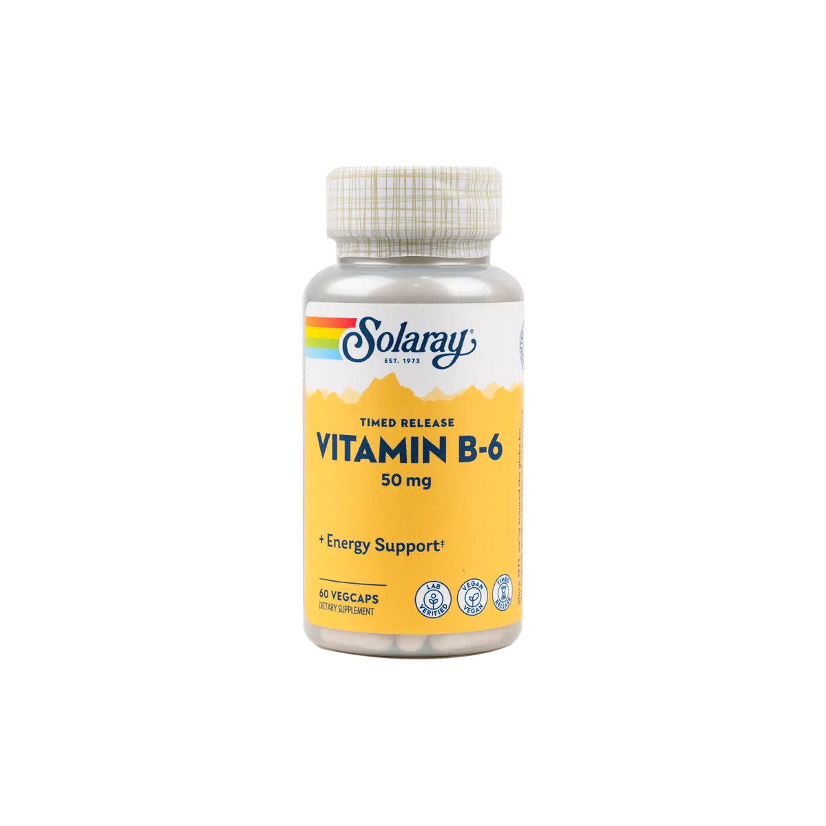 50621-Solaray Vitamin B-6 50 Mg 60 Vegcaps
