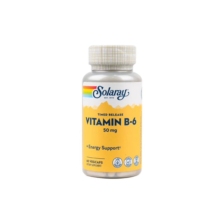 50621-Solaray Vitamin B-6 50 Mg 60 Vegcaps