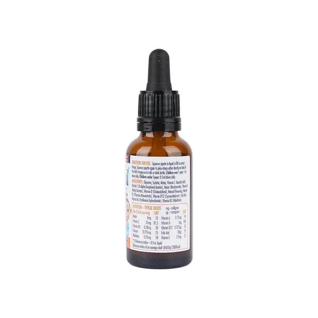 50623-Actikid Multi-Vitamin Drops 25Ml Orange Flavour +6