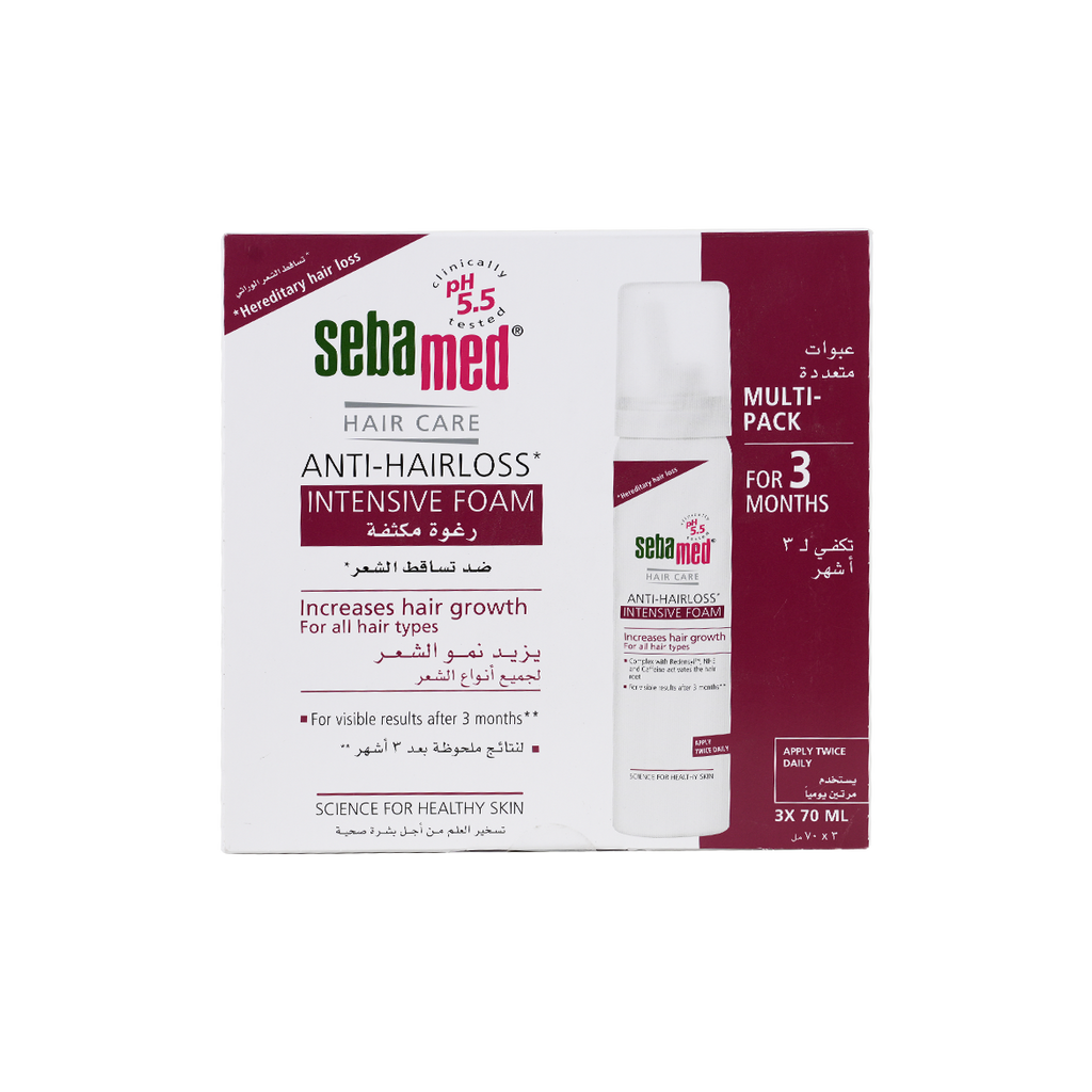 Sebamed Anti-Hairloss Intensive Foam 3X70ml