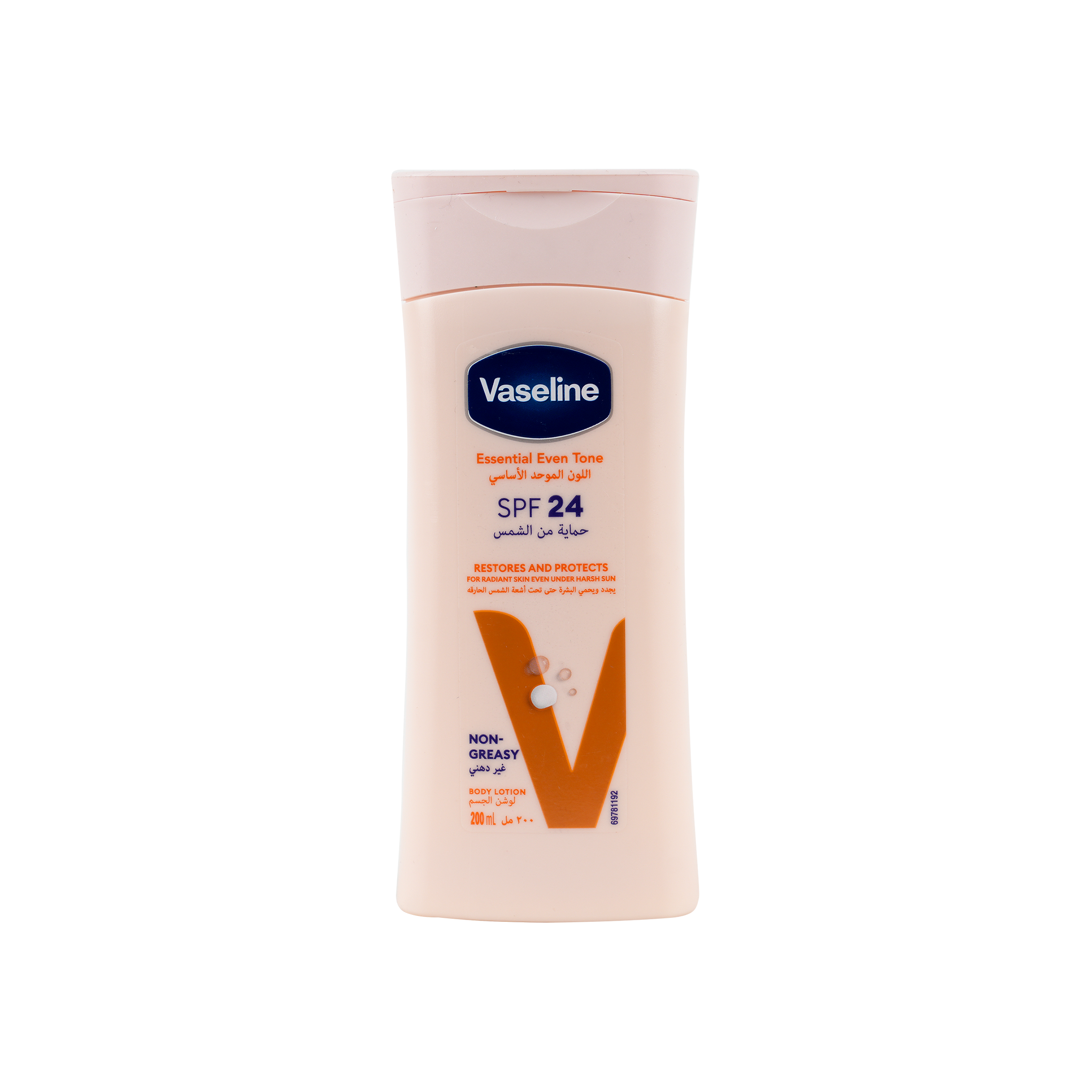 VASELINE ESSENTIAL EVEN TONE SPF24 BODY LOTION 200ML