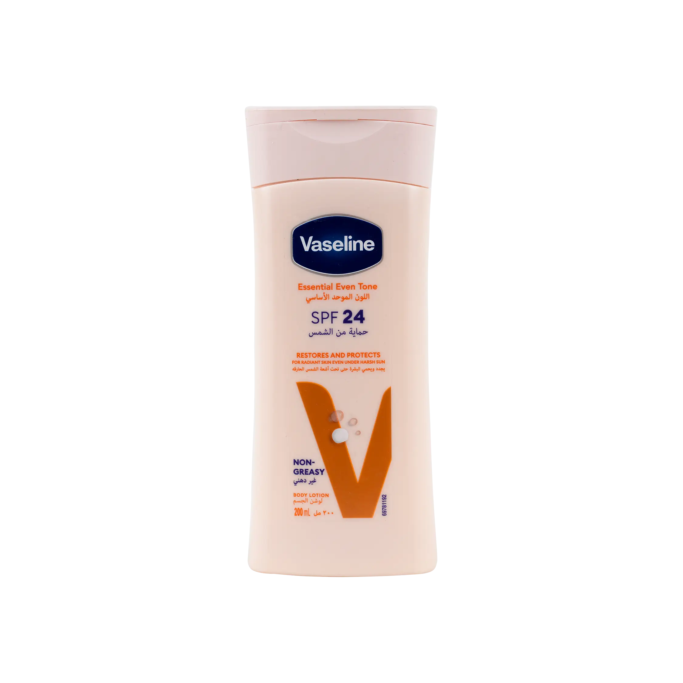 VASELINE ESSENTIAL EVEN TONE SPF24 BODY LOTION 200ML