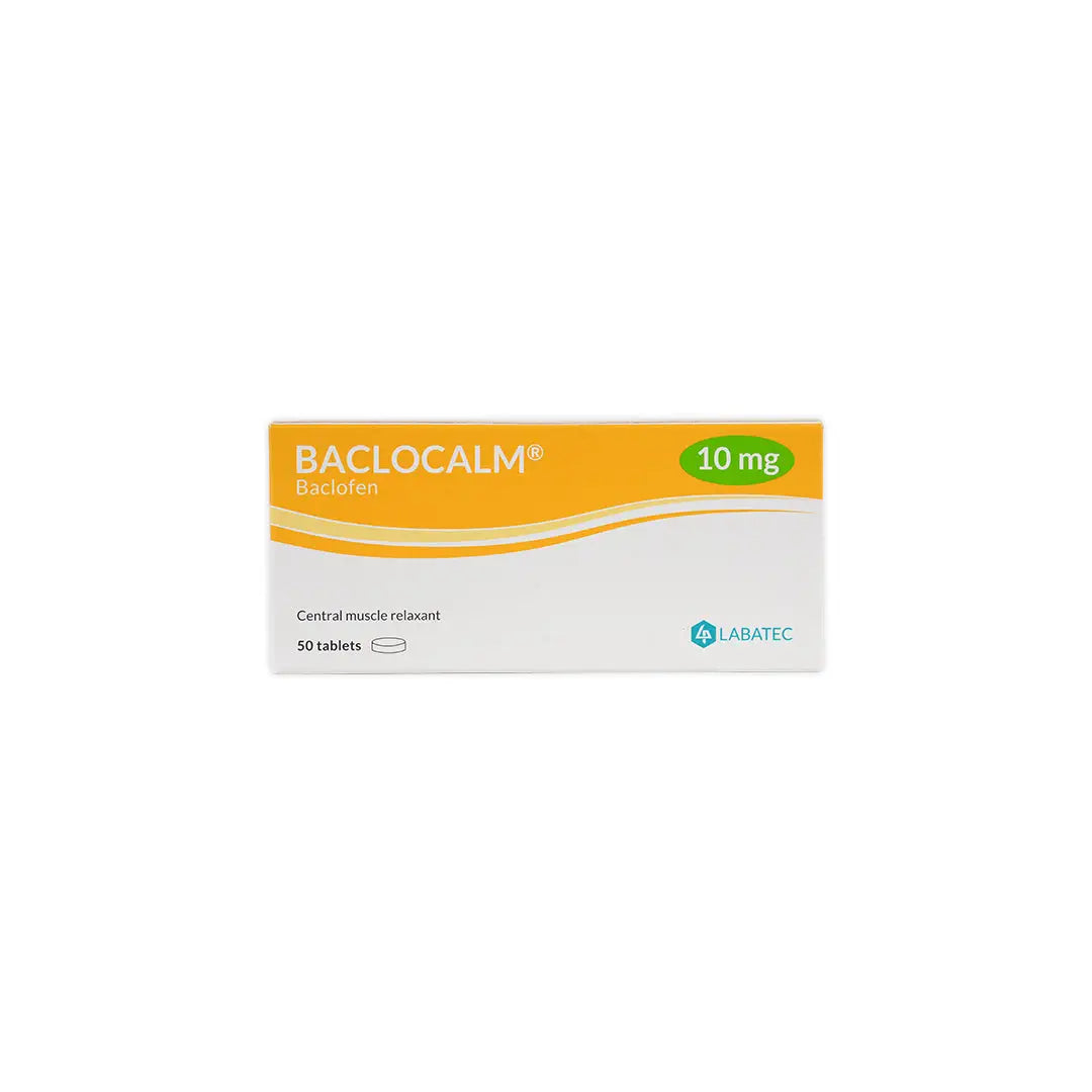 BACLOCALM 10MG 50 TABLETS