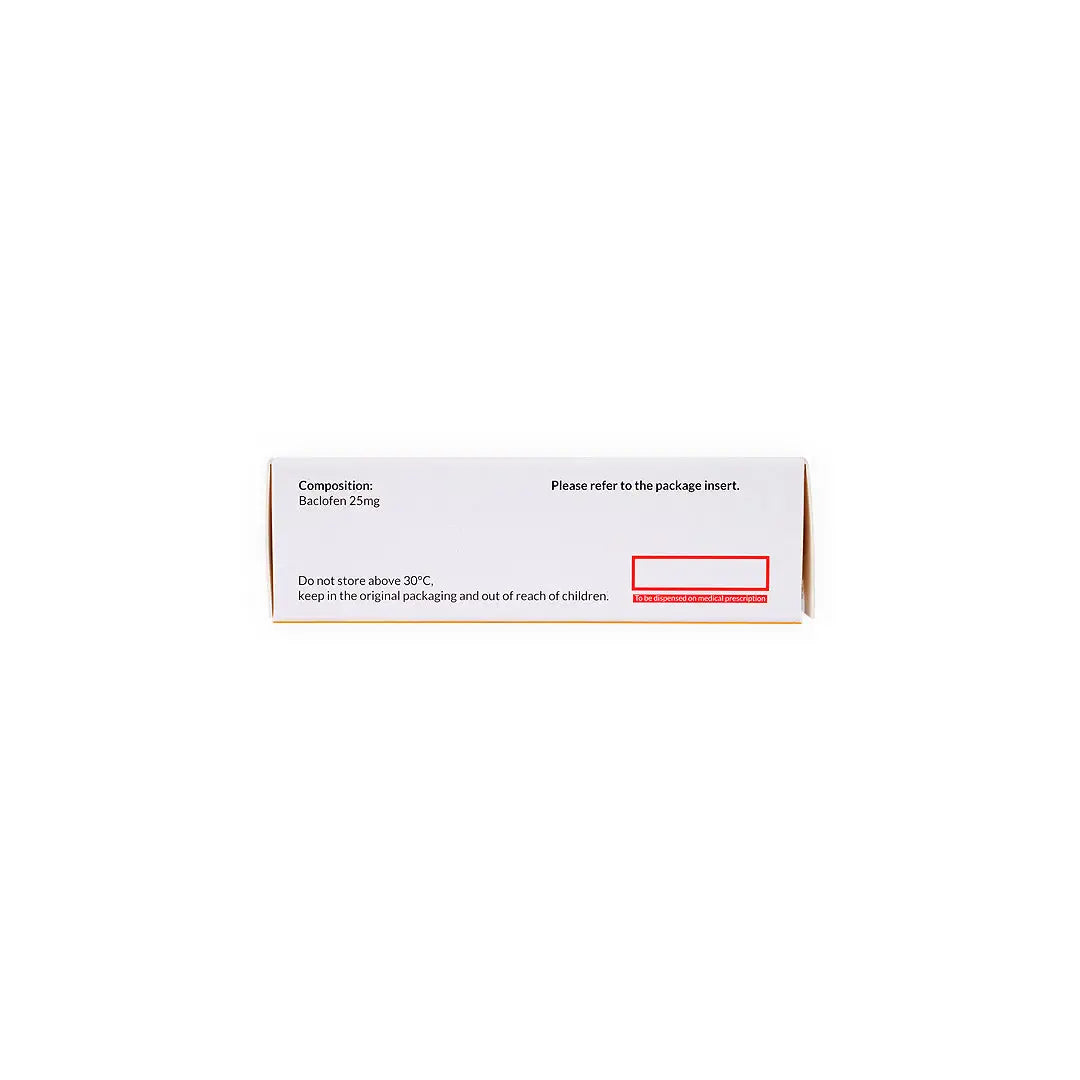 BACLOCALM 25MG 50 TABLETS