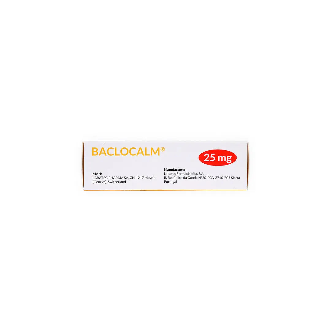 BACLOCALM 25MG 50 TABLETS