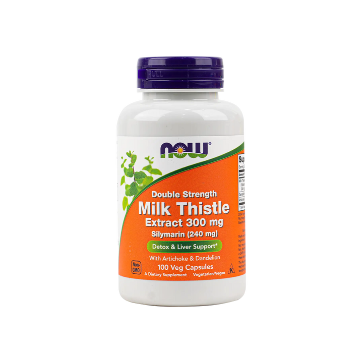 50661-NOW Milk Thistle Extract 300Mg Silymarin(240Mg) 100 Veg Caps
