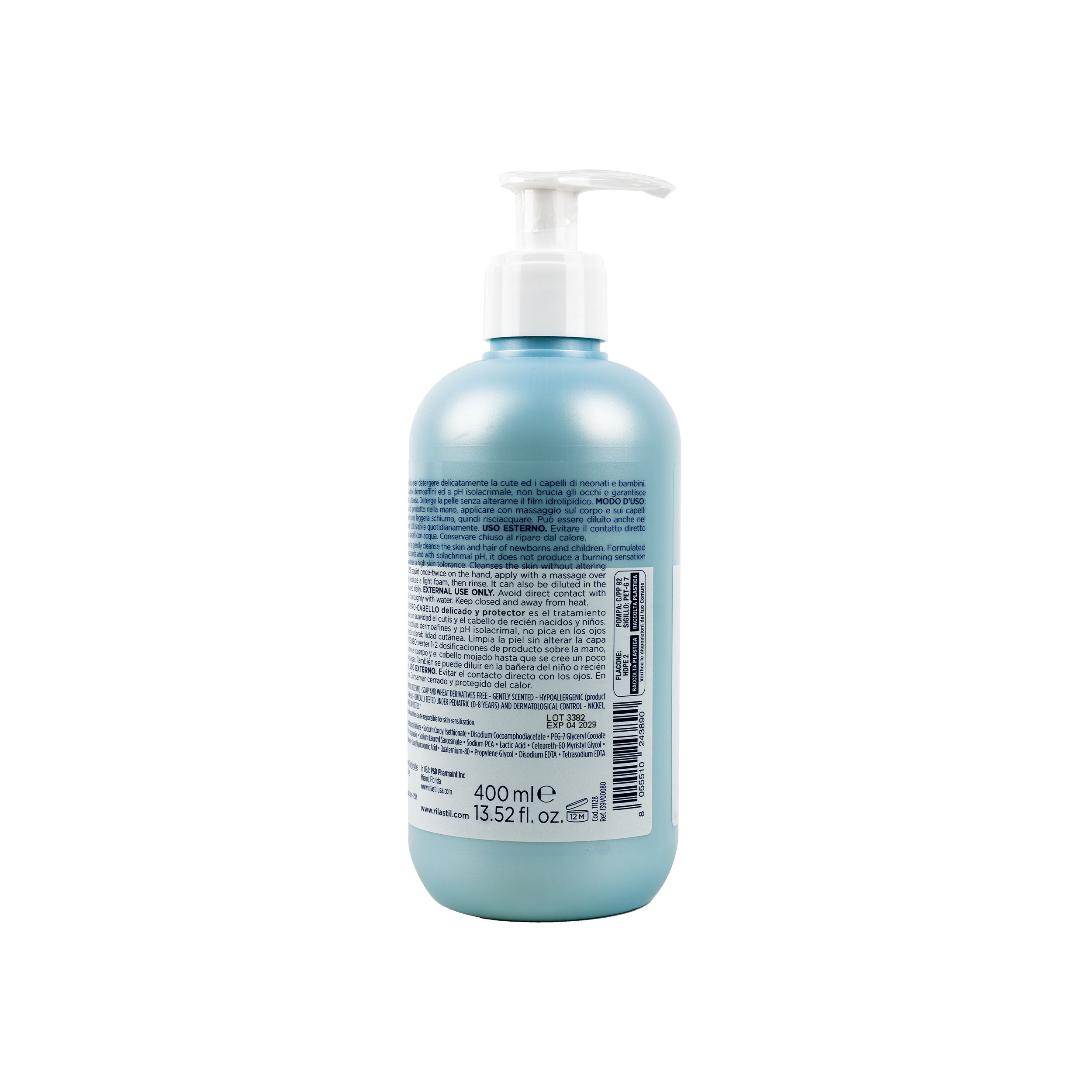 Rilastil Pediatric Hair & Body Cleanser 400ml