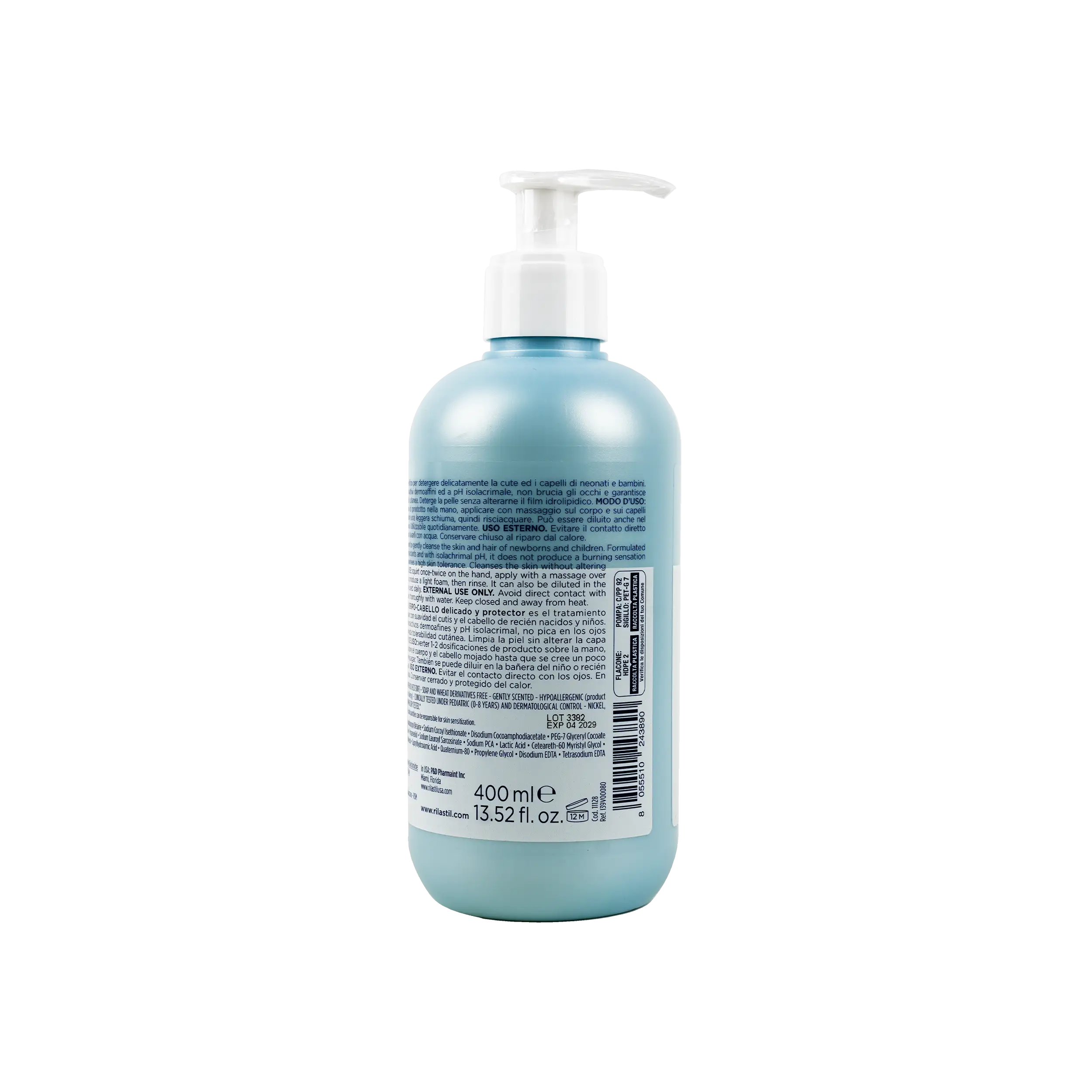 Rilastil Pediatric Hair & Body Cleanser 400ml
