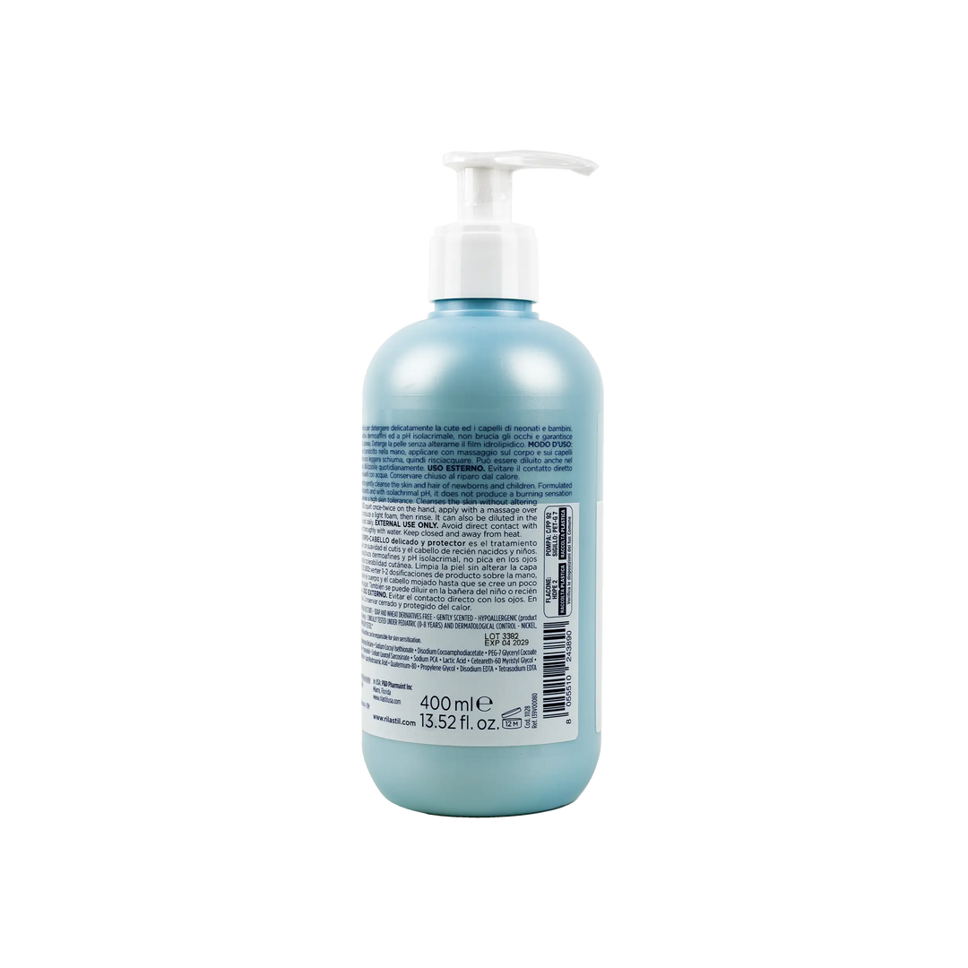50663-Rilastil Pediatric Hair &amp; Body Cleanser 400ml +2