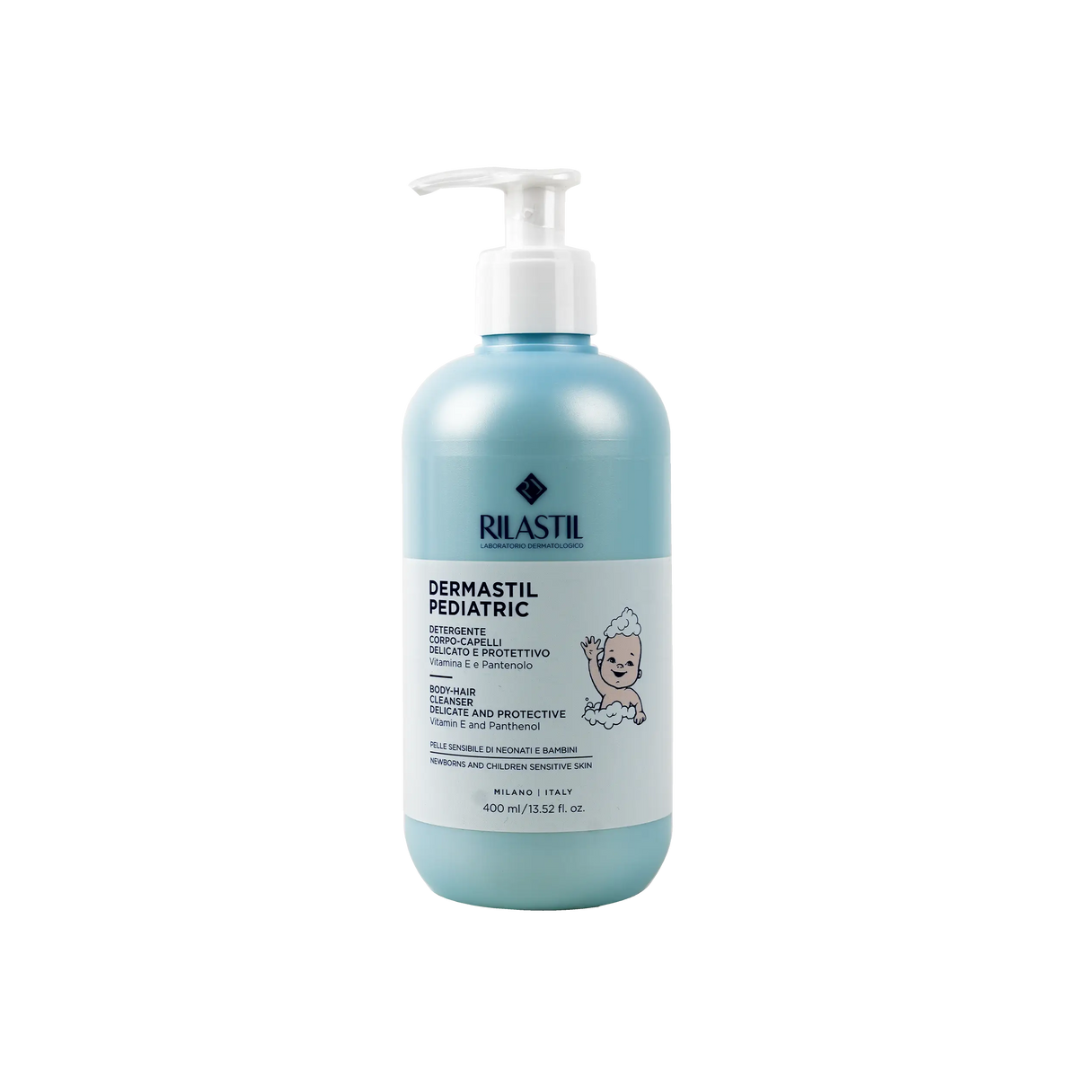 50663-Rilastil Pediatric Hair & Body Cleanser 400ml