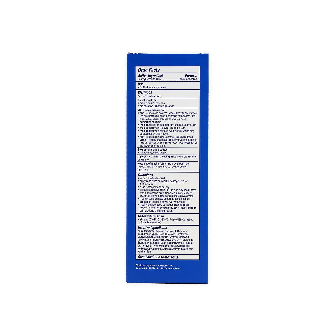 PANOXYL ACNE FOAMING WASH 10 BENZOYL 156G