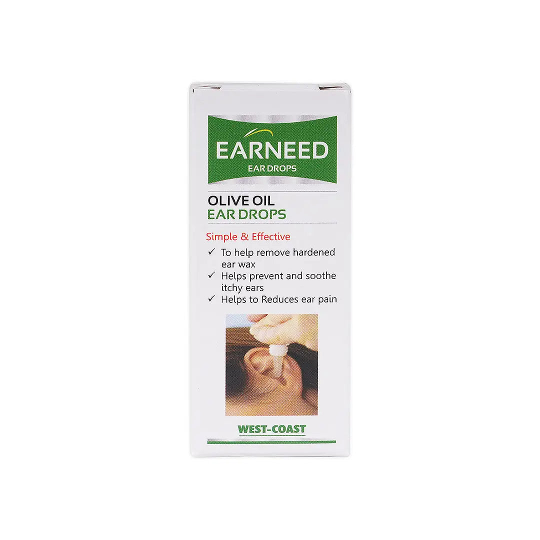 EARNEED OLIVE OIL EAR DROPS 15ML