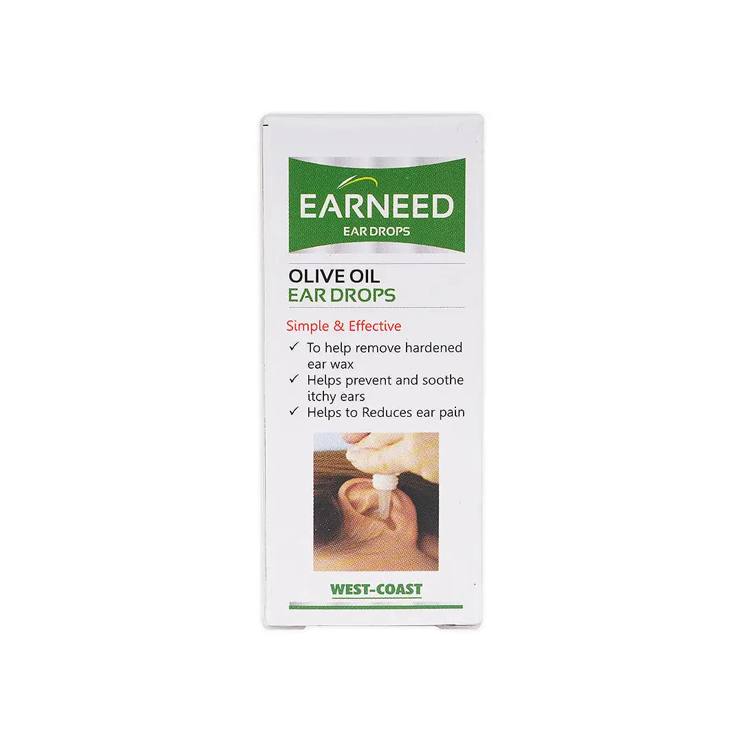 EARNEED OLIVE OIL EAR DROPS 15ML