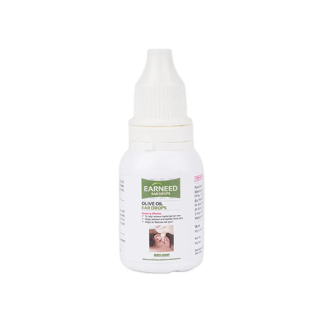 EARNEED OLIVE OIL EAR DROPS 15ML