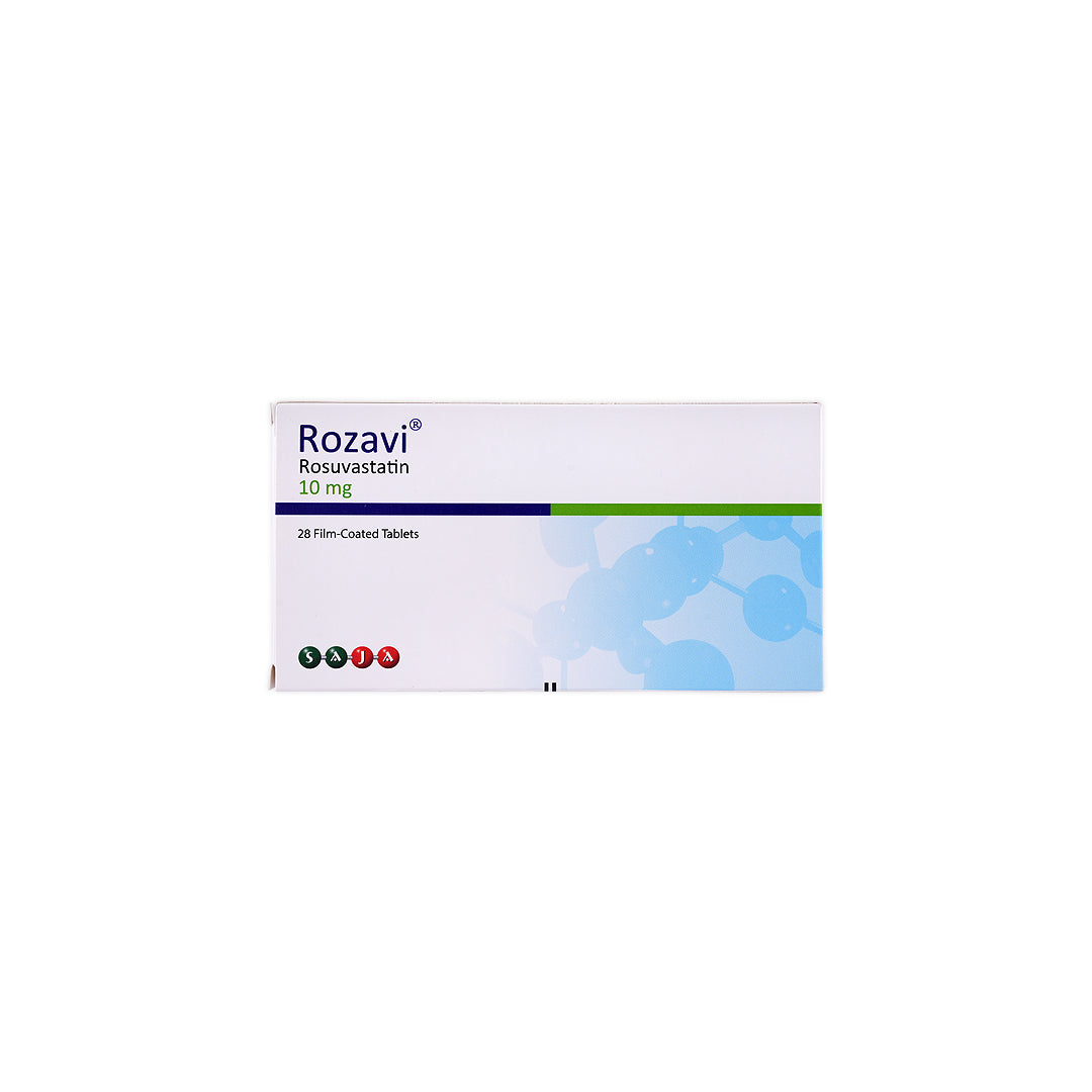 ROZAVI ROSUVASTATIN 10MG 28 TABLETS