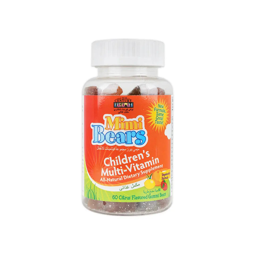 21 CEN MIMI BEARS MULTI-VITAMIN 60 GUMMI CITRUS FLAVOR