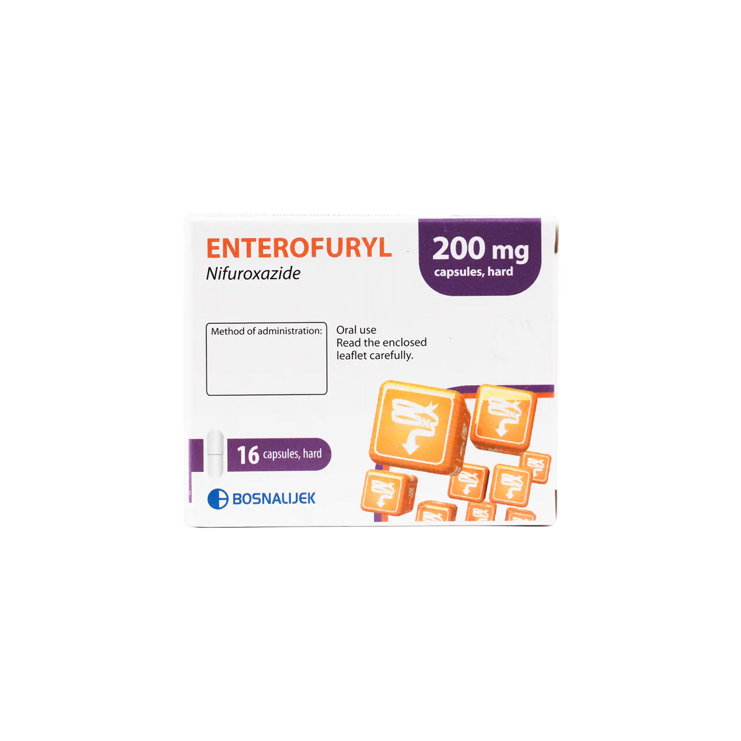 50725-Enterofuryl 200Mg/16 Capsules +3