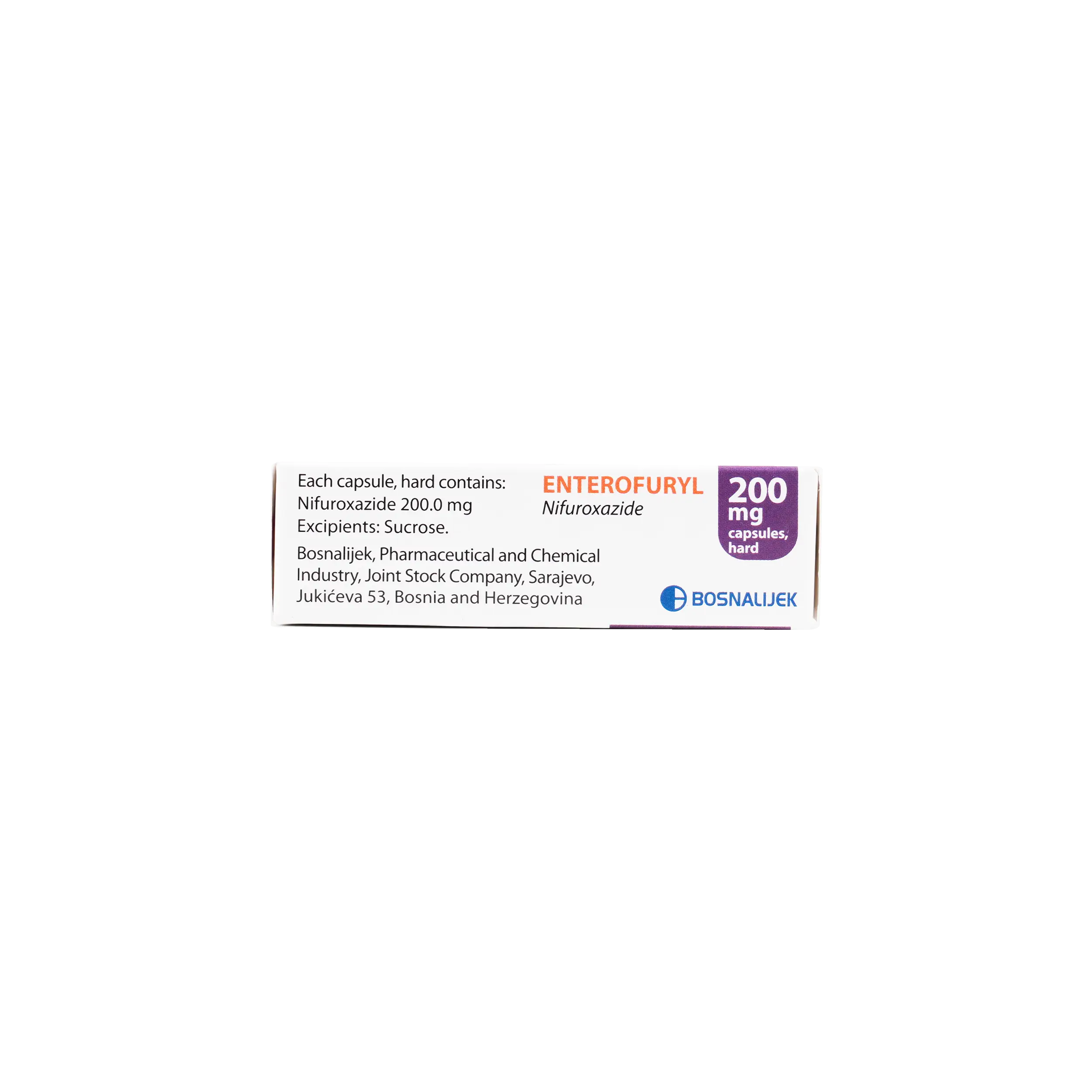 ENTEROFURYL 200MG/16 CAPSULES