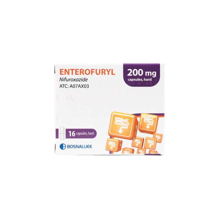 50725-Enterofuryl 200Mg/16 Capsules