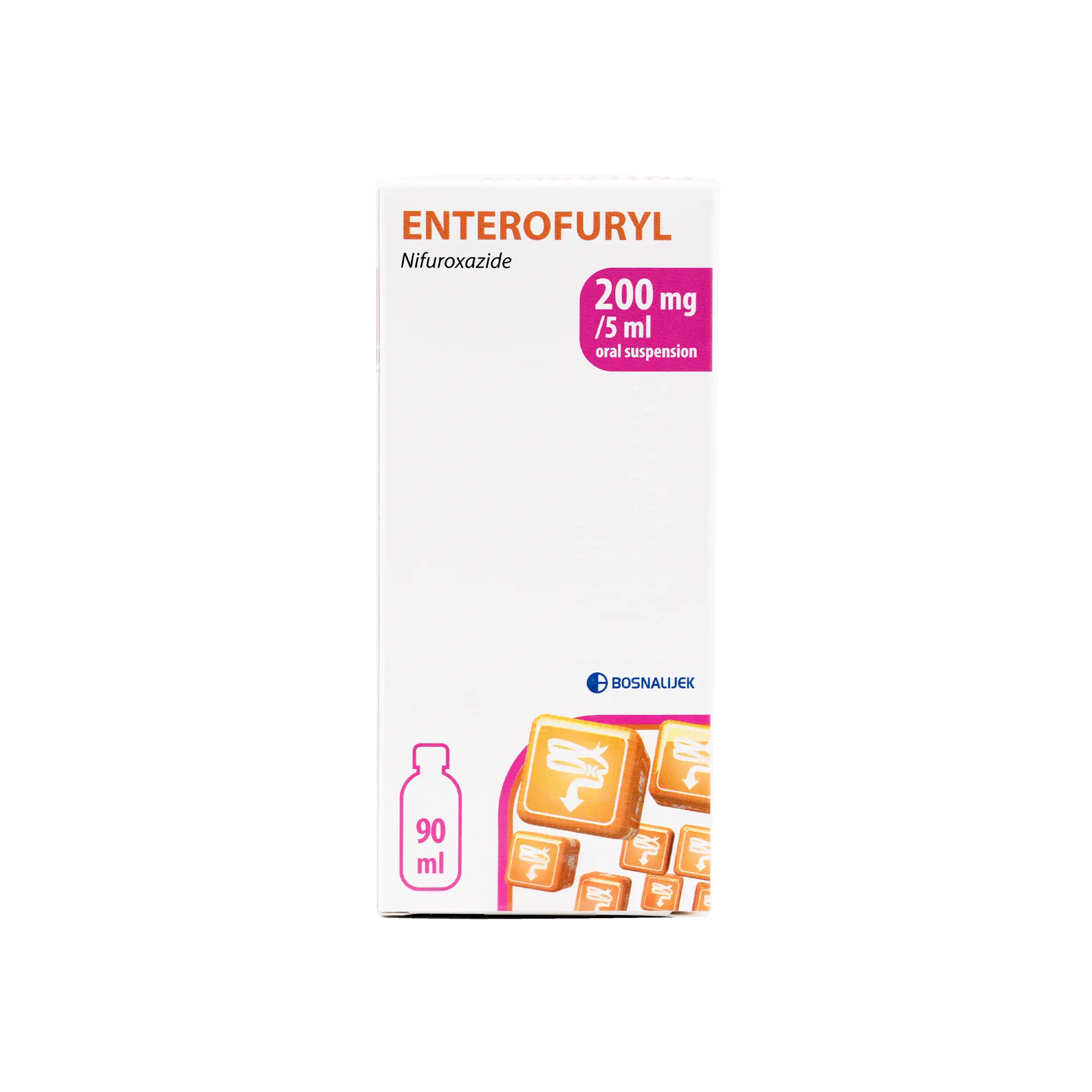 ENTEROFURYL SYRUP 200MG/5ML - 90ML