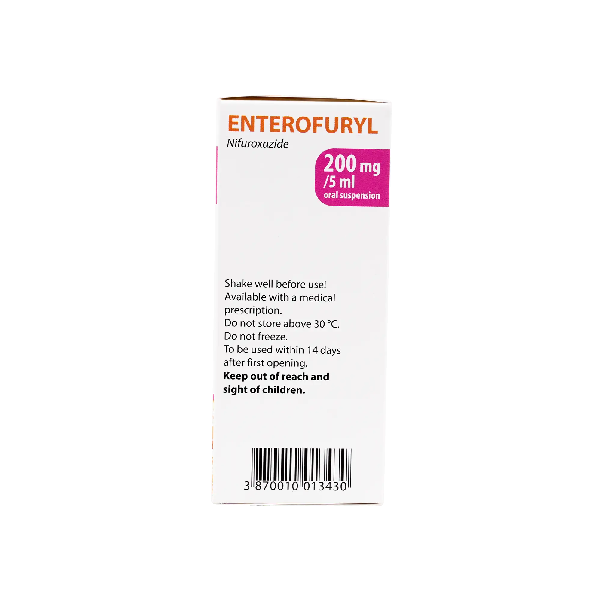 ENTEROFURYL SYRUP 200MG/5ML - 90ML