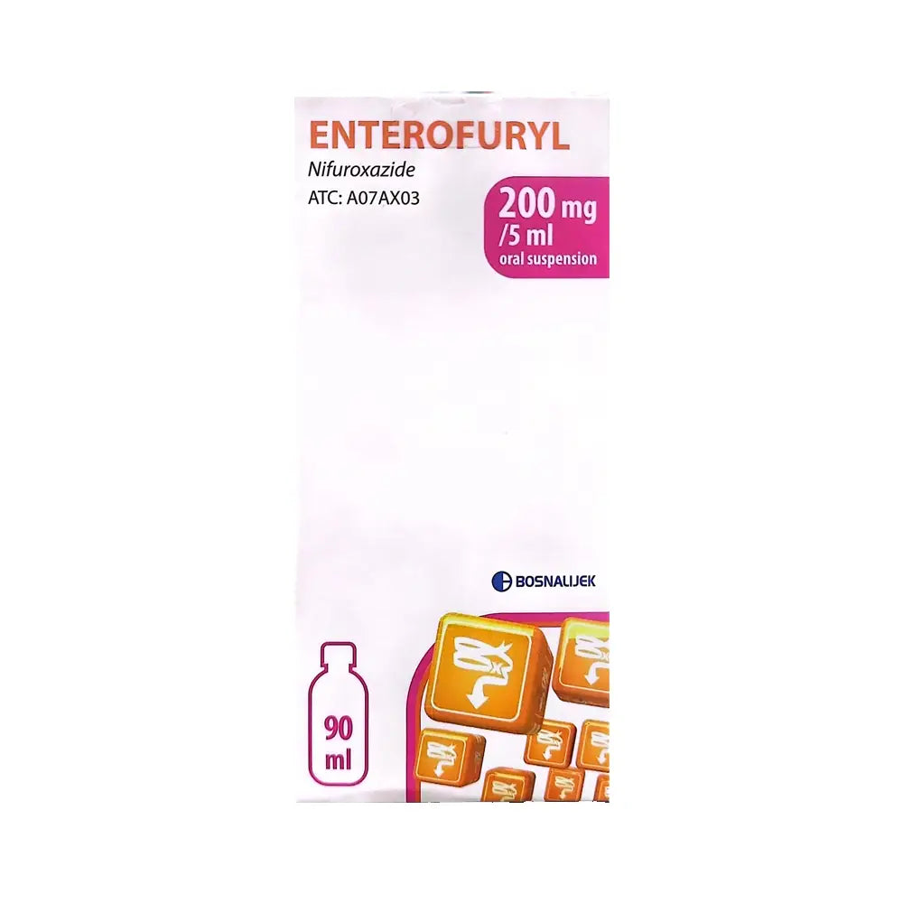 ENTEROFURYL SYRUP 200MG/5ML - 90ML