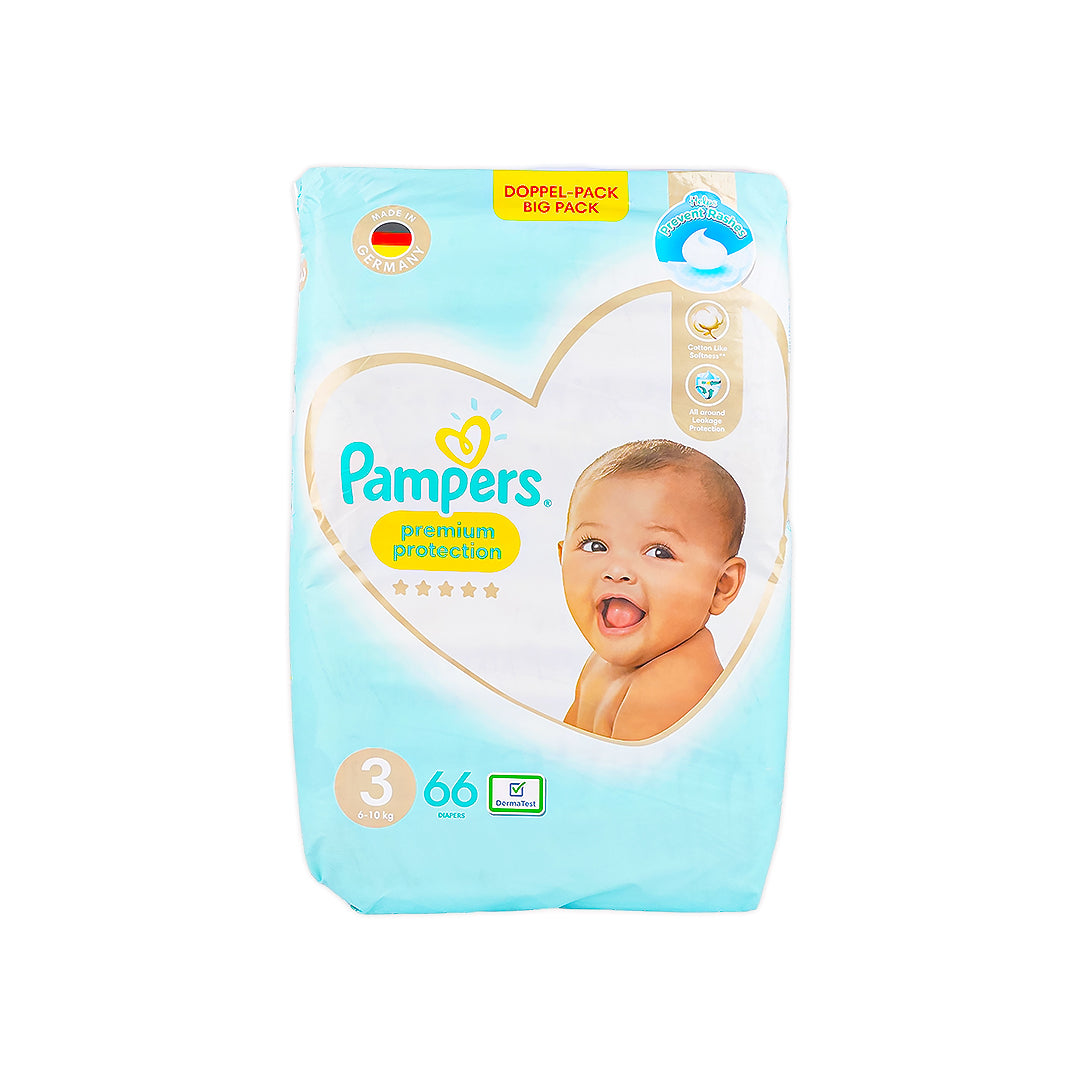 Pampers Premium Protection No.3 (6-10Kg) 66Pcs
