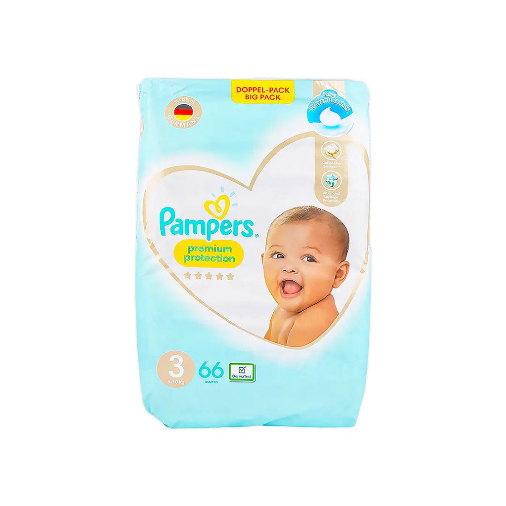 Pampers Premium Protection No.3 (6-10Kg) 66Pcs