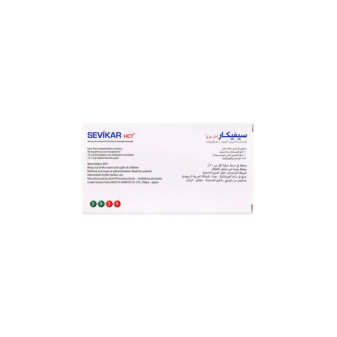 SEVIKAR HCT 40/10/12.5 MG FC 28 TAB