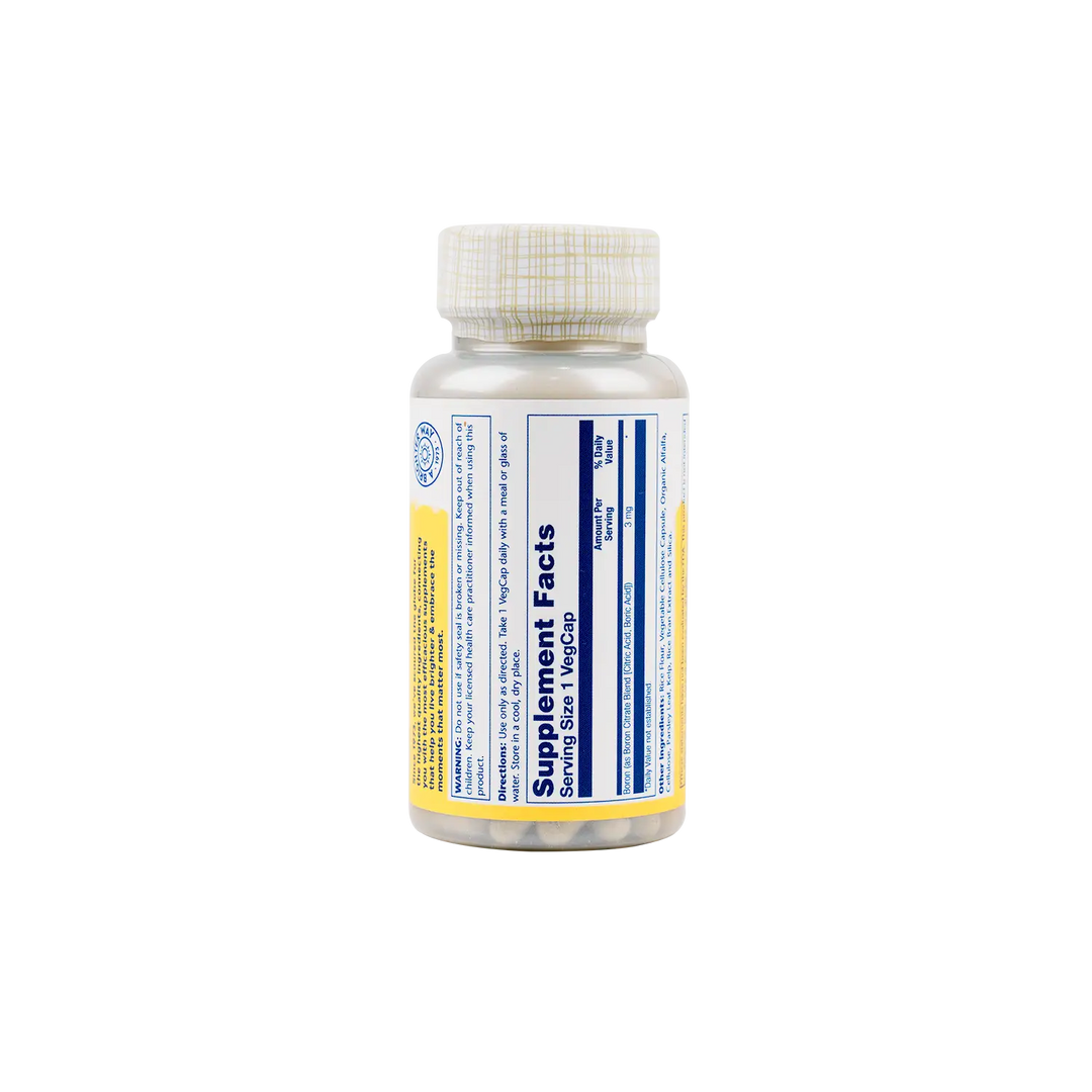 50769-Solaray Boron 3Mg 60 Veg Caps +1