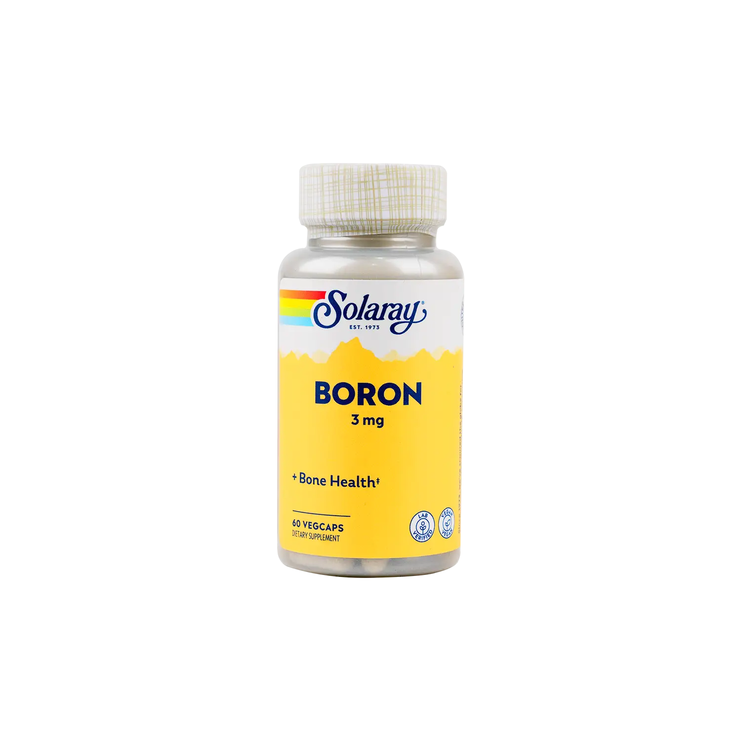 SOLARAY BORON 3MG 60 VEG CAPS