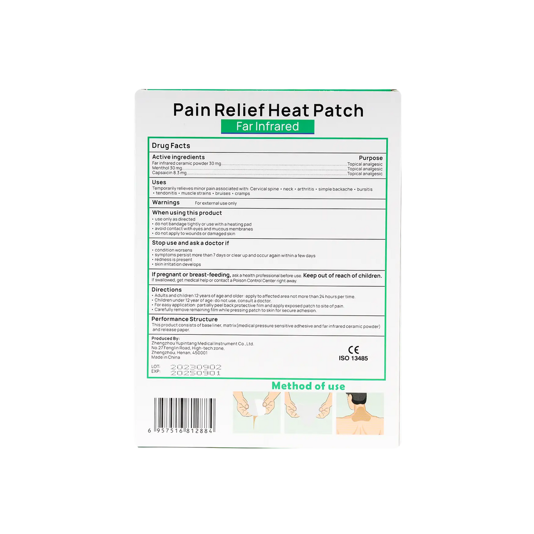 50771-Enokon Pain Relief Heat Neck Patch 6pcs +1