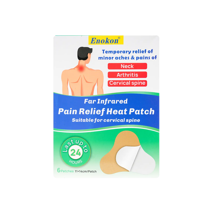 50771-Enokon Pain Relief Heat Neck Patch 6pcs