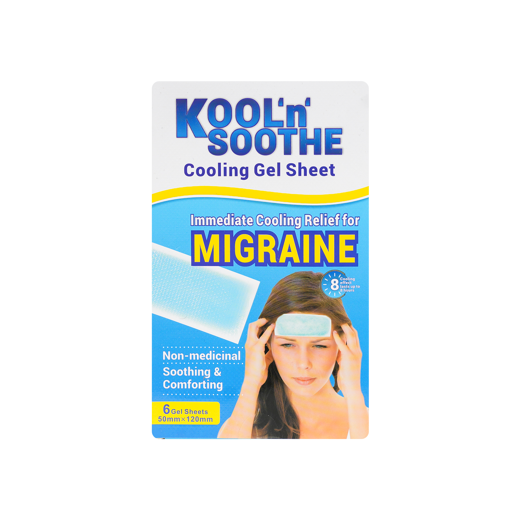 Enokon KoolNSoothe Migraine Cooling Patch 6pcs