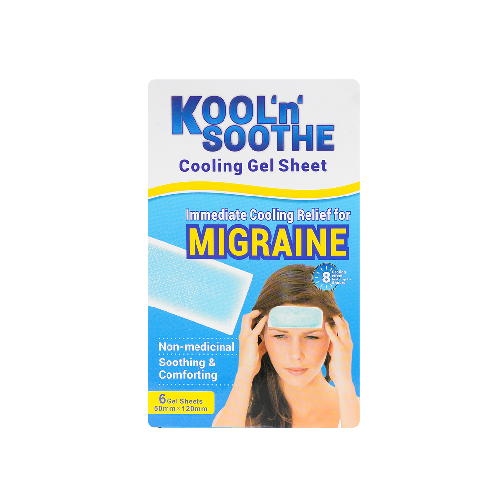 Enokon KoolNSoothe Migraine Cooling Patch 6pcs